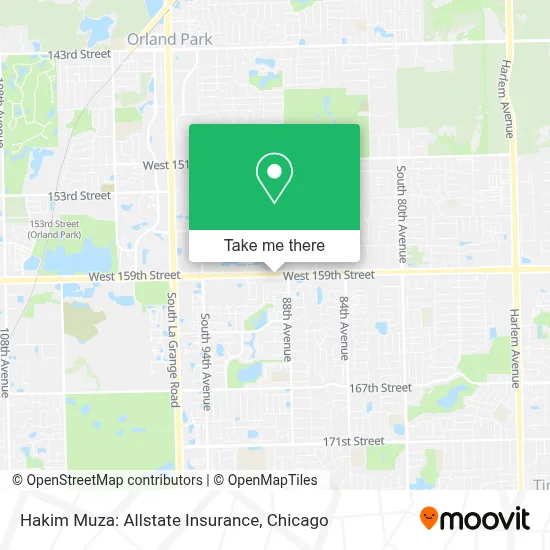 Hakim Muza: Allstate Insurance map
