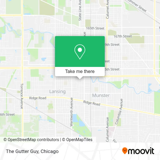 The Gutter Guy map