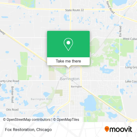 Fox Restoration map