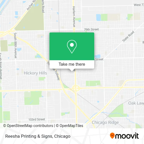 Reesha Printing & Signs map