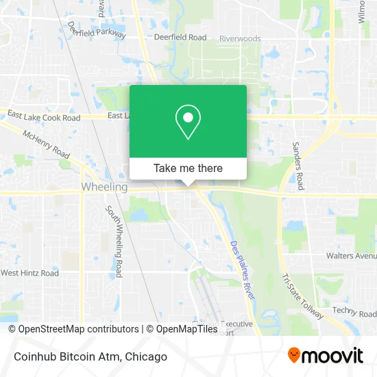 Coinhub Bitcoin Atm map