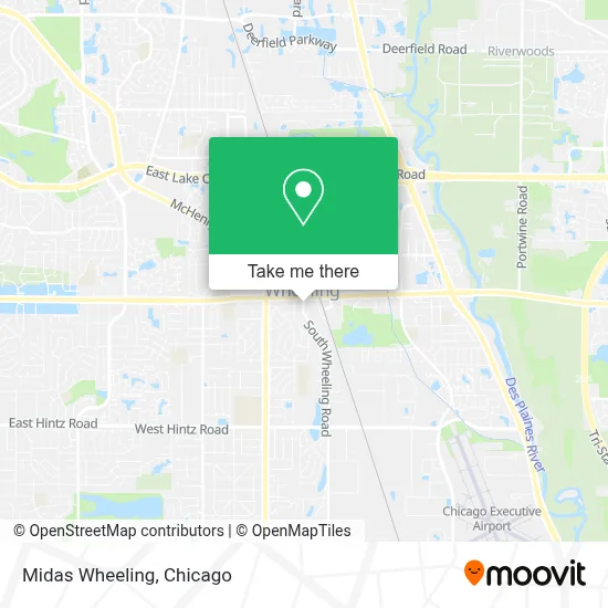 Midas Wheeling map
