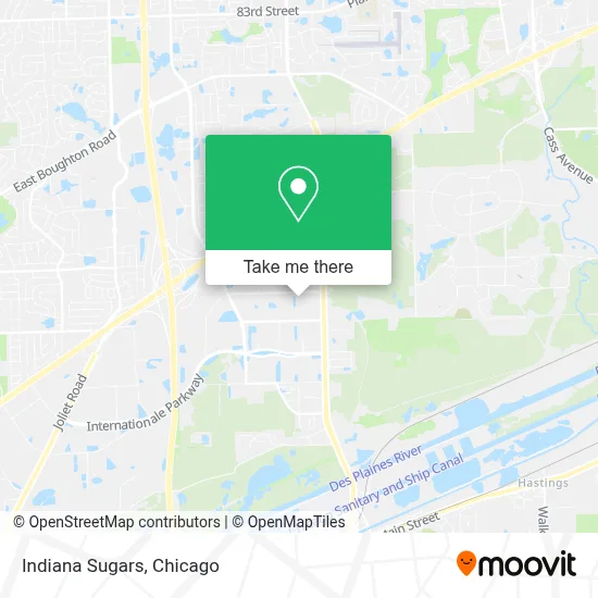 Indiana Sugars map