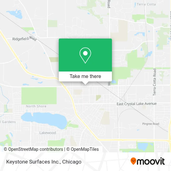 Keystone Surfaces Inc. map