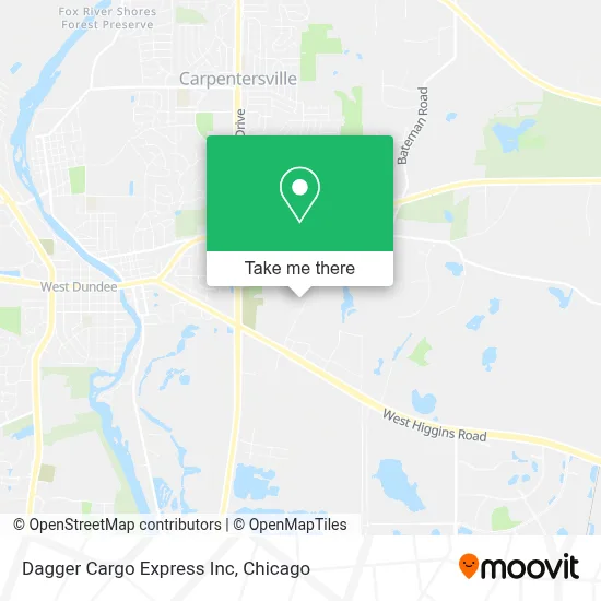 Dagger Cargo Express Inc map