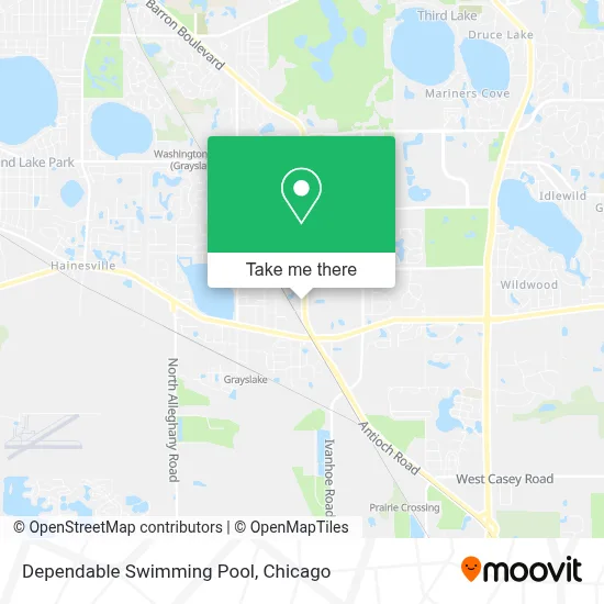 Dependable Swimming Pool map