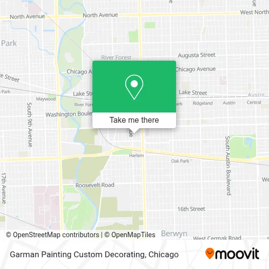 Garman Painting Custom Decorating map
