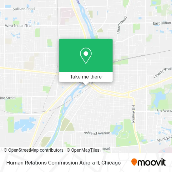 Human Relations Commission Aurora Il map