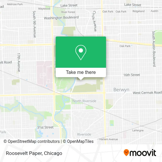 Roosevelt Paper map