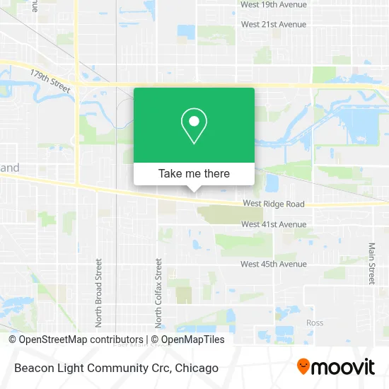 Beacon Light Community Crc map