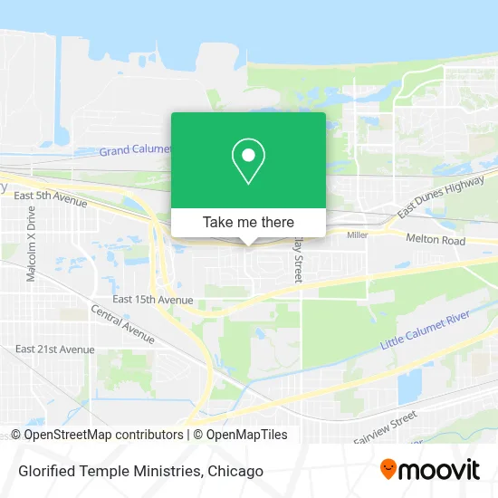 Glorified Temple Ministries map