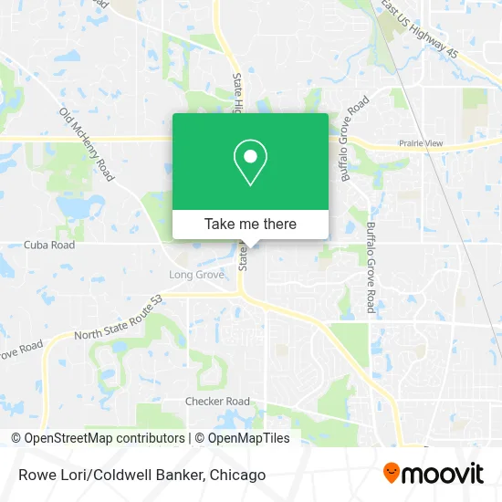 Rowe Lori/Coldwell Banker map