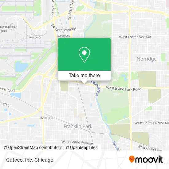 Gateco, Inc map