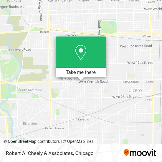 Robert A. Cheely & Associates map