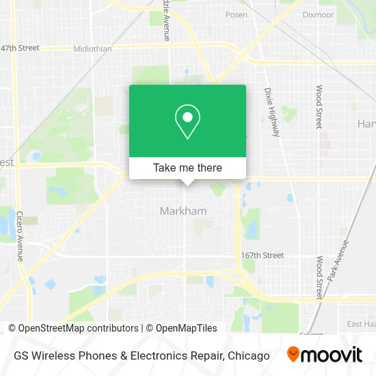 GS Wireless Phones & Electronics Repair map
