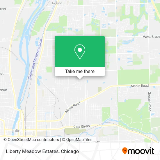 Liberty Meadow Estates map