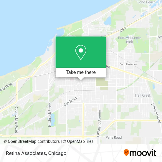 Retina Associates map