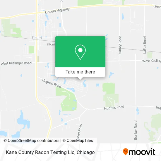 Kane County Radon Testing Llc map