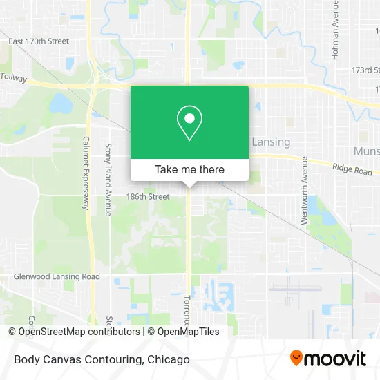 Body Canvas Contouring map