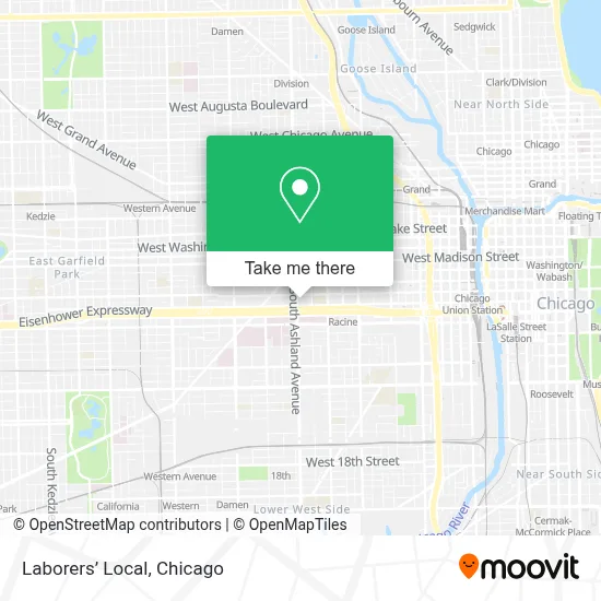 Laborers’ Local map