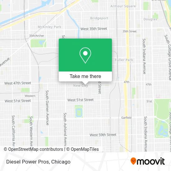 Diesel Power Pros map
