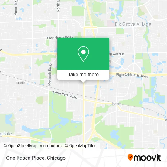 One Itasca Place map