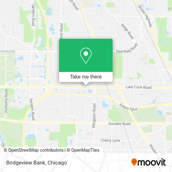 Bridgeview Bank map