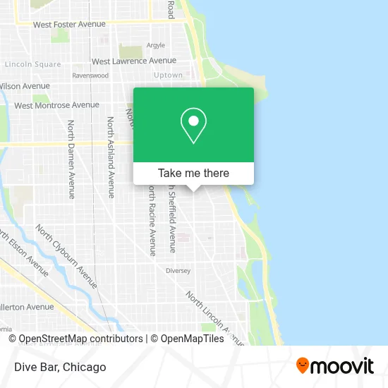 Dive Bar map