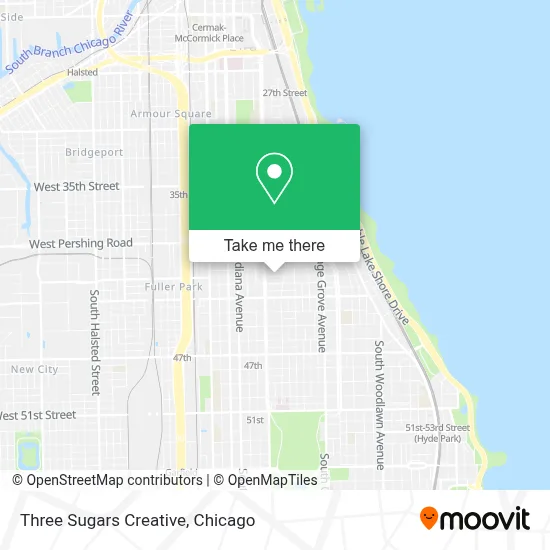 Three Sugars Creative map