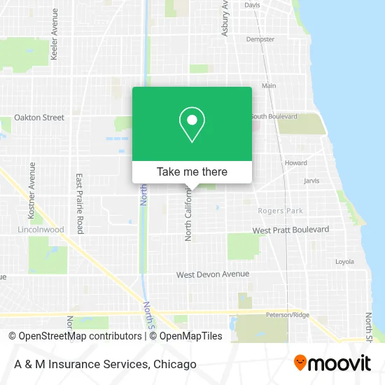 A & M Insurance Services map