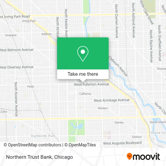Northern Trust Bank map