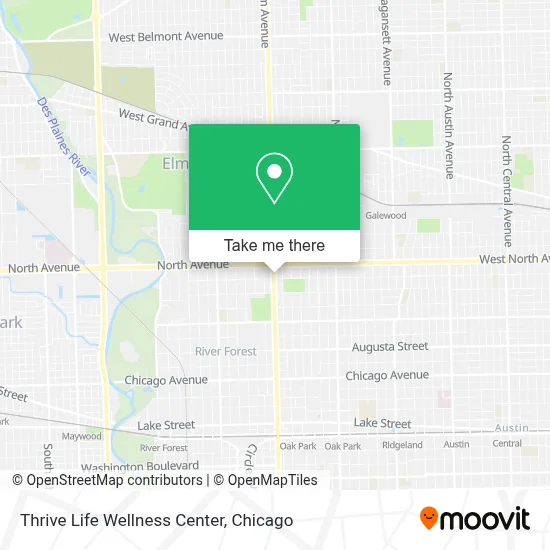 Thrive Life Wellness Center map