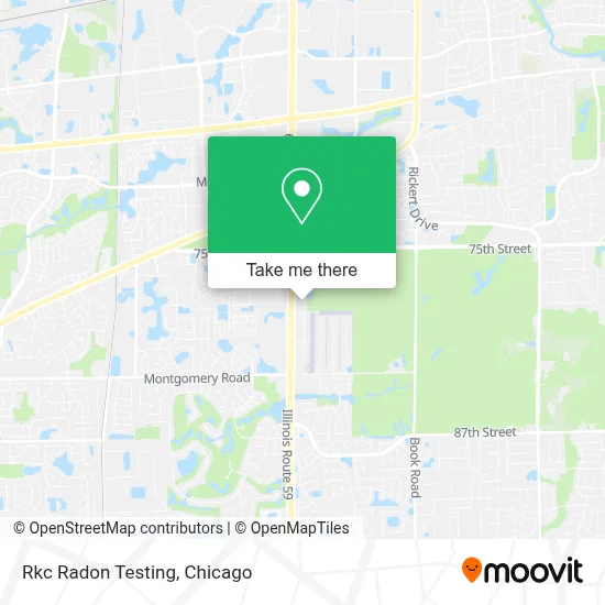 Rkc Radon Testing map