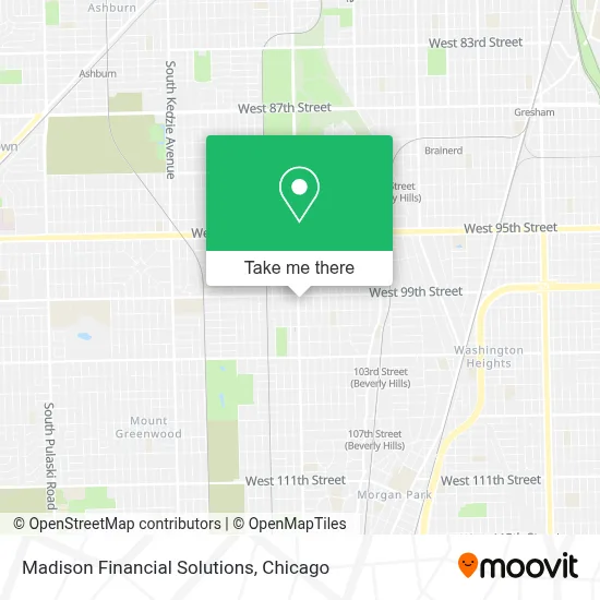 Madison Financial Solutions map