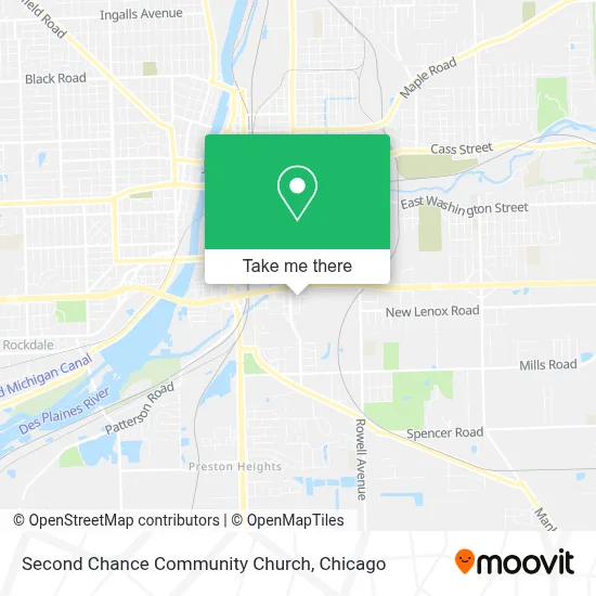 Second Chance Community Church map