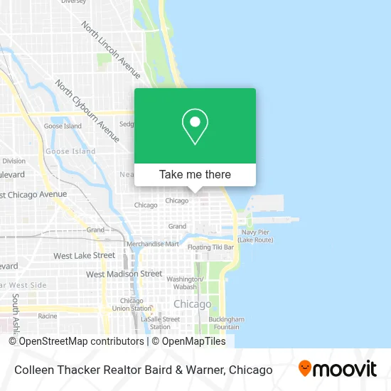Colleen Thacker Realtor Baird & Warner map