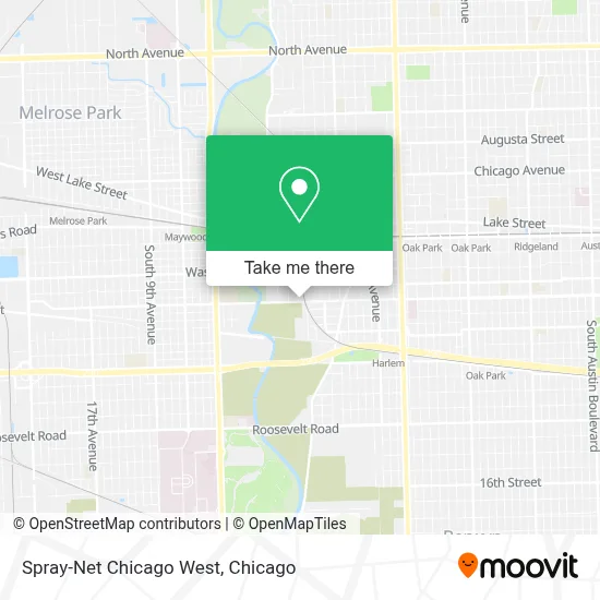 Spray-Net Chicago West map