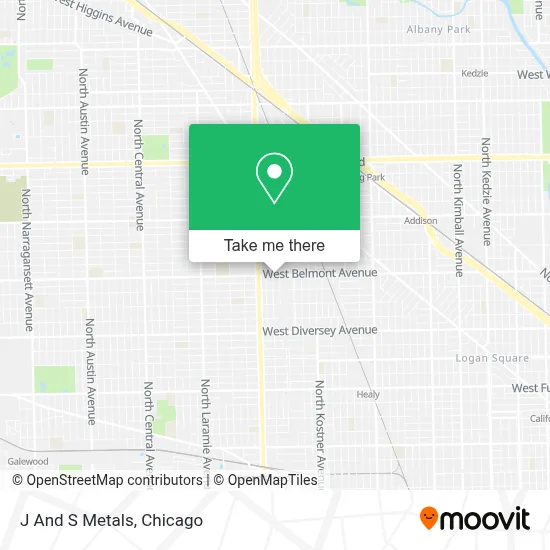 J And S Metals map