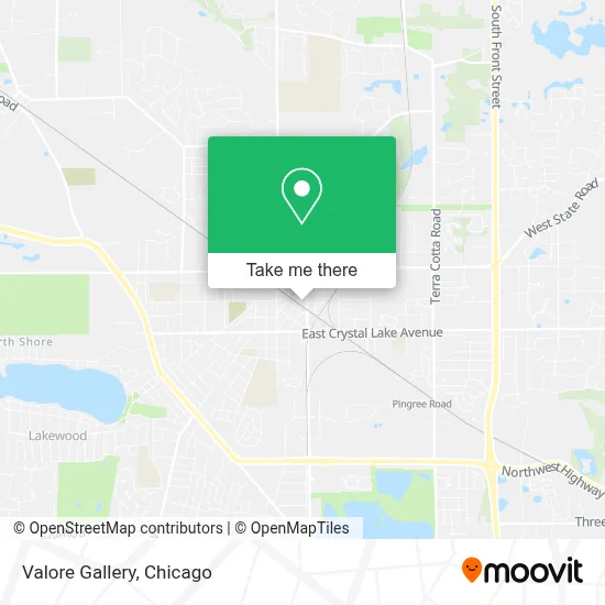 Valore Gallery map