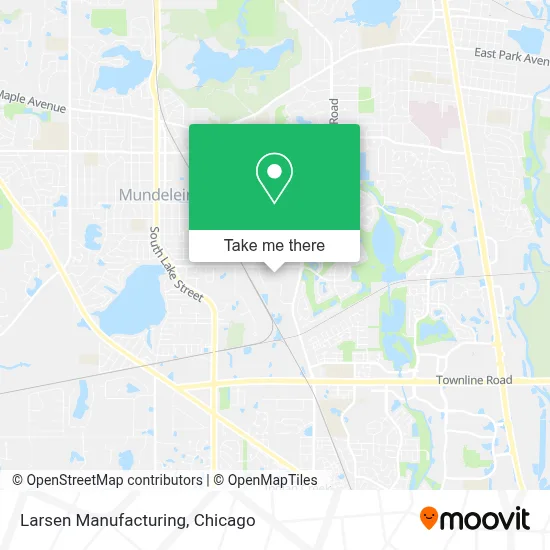 Larsen Manufacturing map