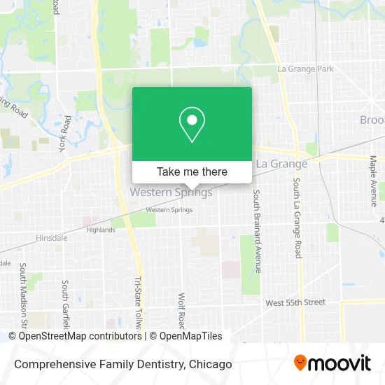 Comprehensive Family Dentistry map