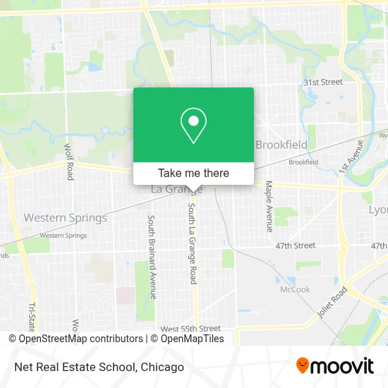 Net Real Estate School map