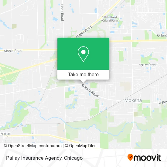 Pallay Insurance Agency map