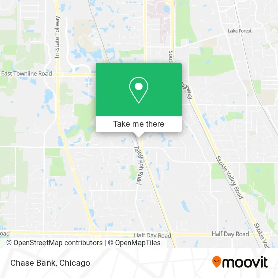 Chase Bank map