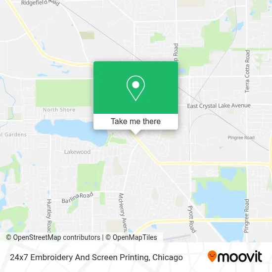 24x7 Embroidery And Screen Printing map