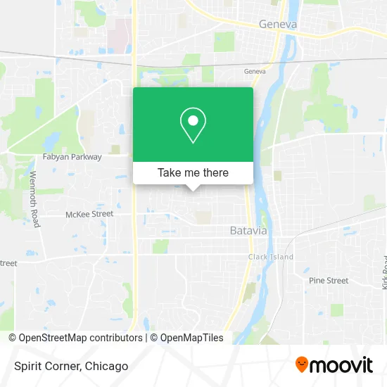 Spirit Corner map