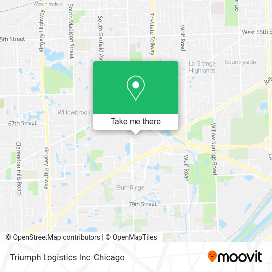 Triumph Logistics Inc map