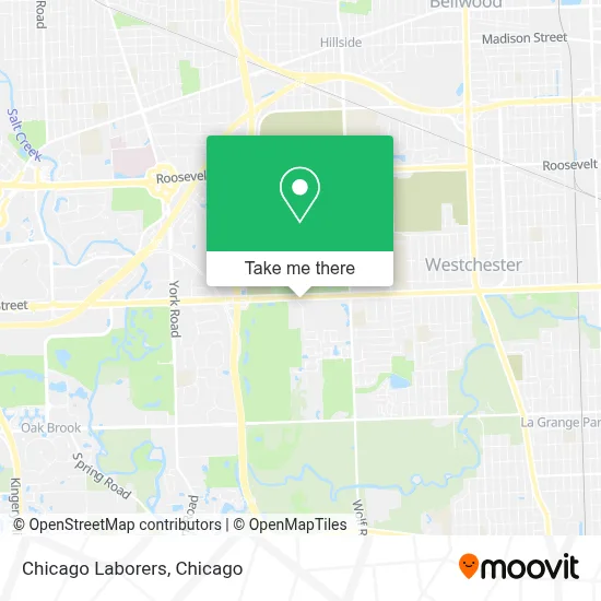 Chicago Laborers map