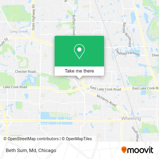 Beth Sum, Md map