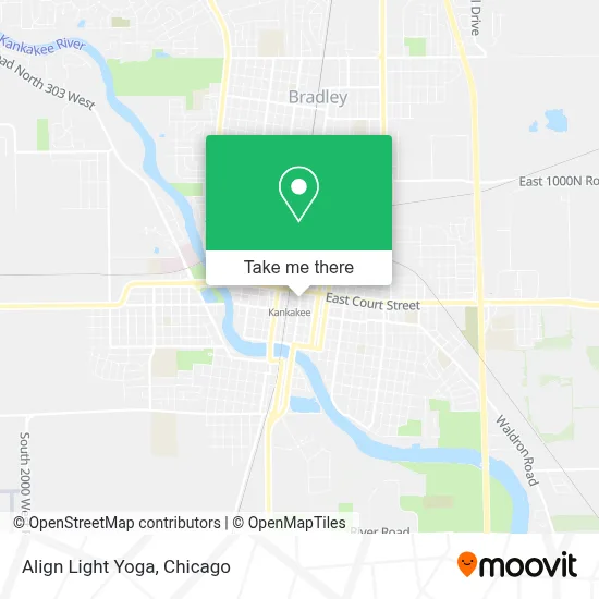 Align Light Yoga map